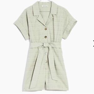 Madewell green romper
